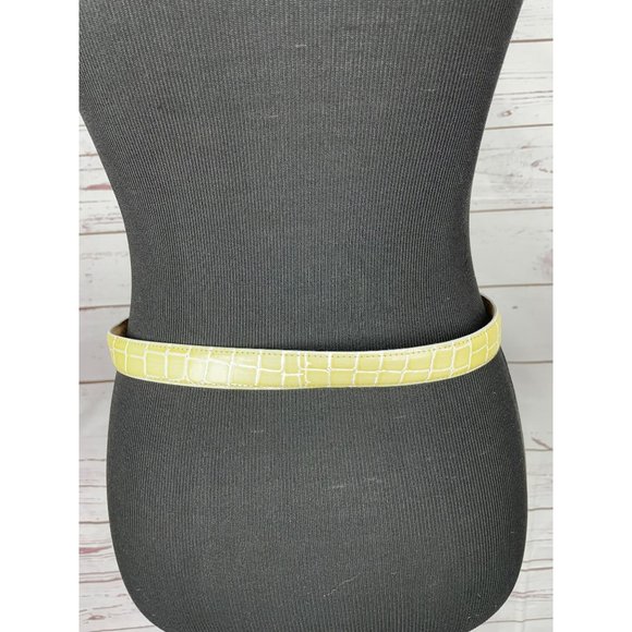 Amiee Lynn Italian Croco Leather Belt‎ Italian croco genuine leather lined sz L